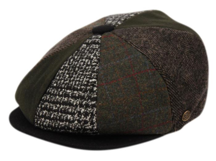 Traditional Irish Cap Irish Newsboy Cap (Patch Green) Clothing Caps