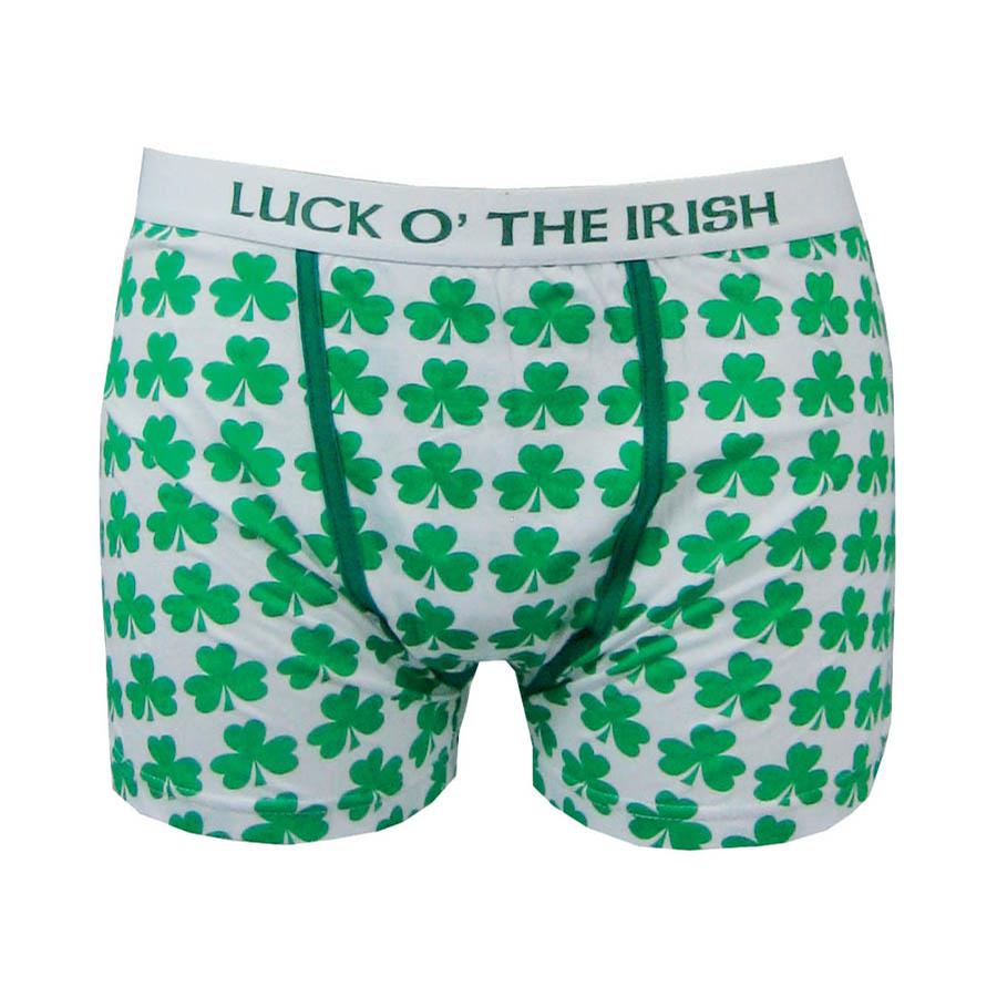 Irish Traditional Craft Shamrock Boxer Shorts Clothing Accessories at ...