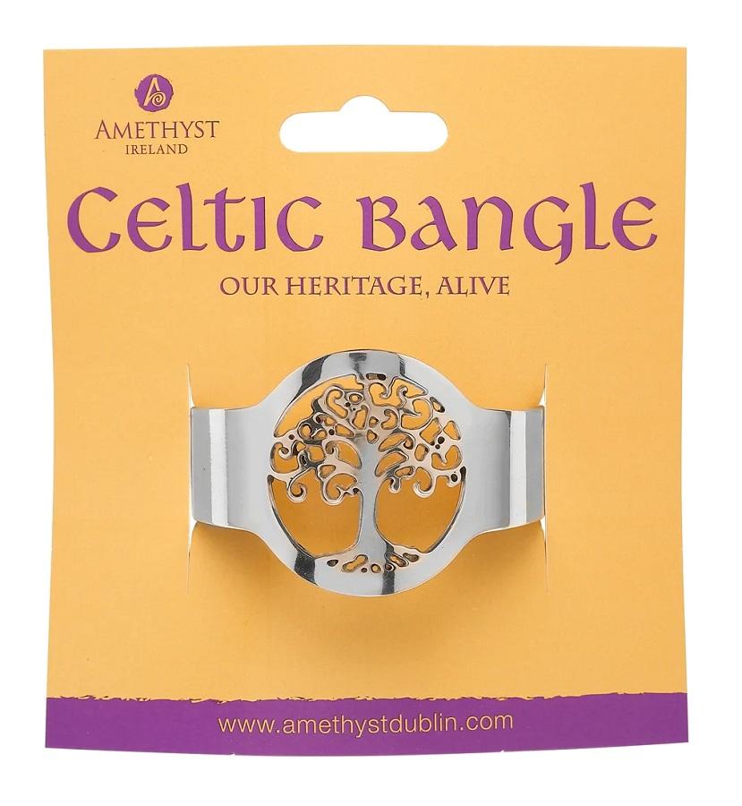 Amethyst Dublin Celtic Irish Bangle (Tree) Jewelry Bracelets Bangles at