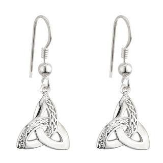 Solvar Jewelry Celtic Trinity Knot Drop Earrings Fish Hook Jewelry ...