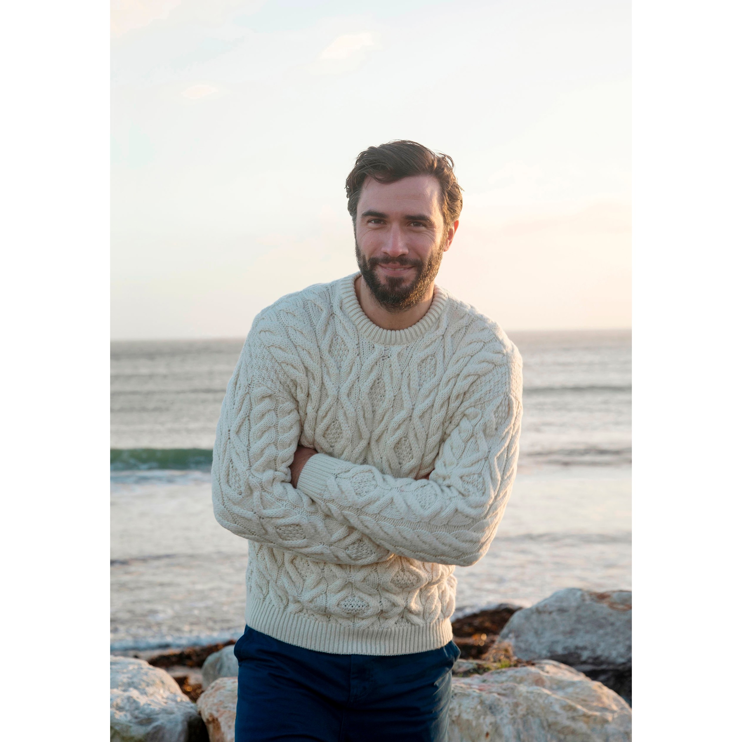 Supersoft Merino Aran Sweater