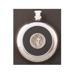 Tree of Life Flask with silver cup
