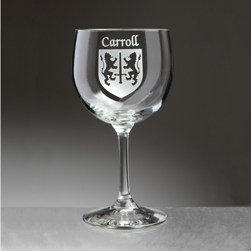 Coat of Arms Red Wine Glasses