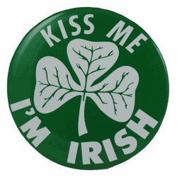 RIN Kiss Me Irish Button
