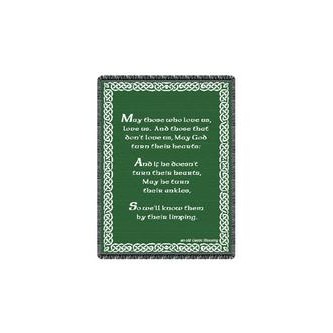 May Those Who Love Us 2 Layer Throw