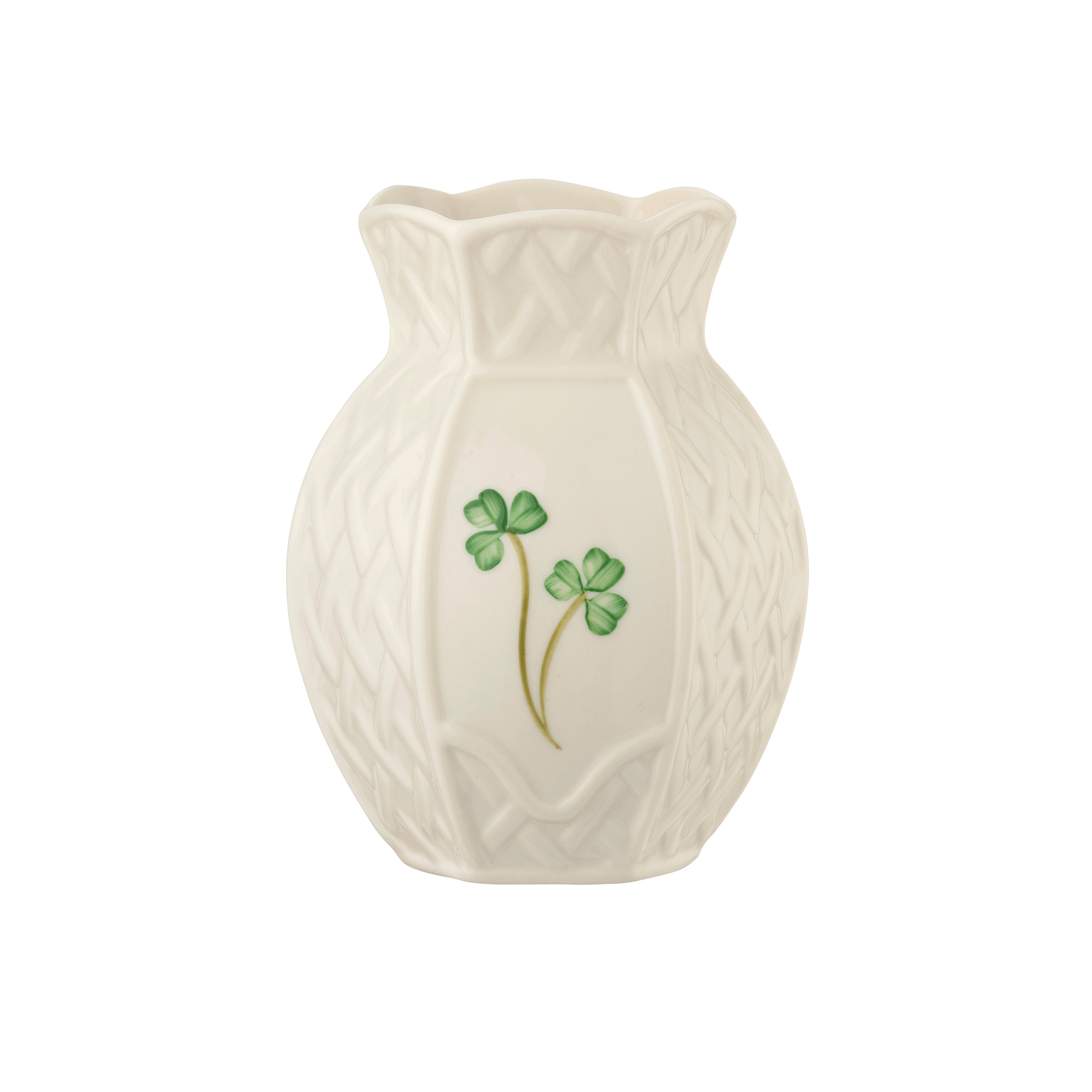 Shamrock Trellis Violet Vase
