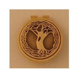 Gold Tree of Life / Gold-plated Brass Money Clip