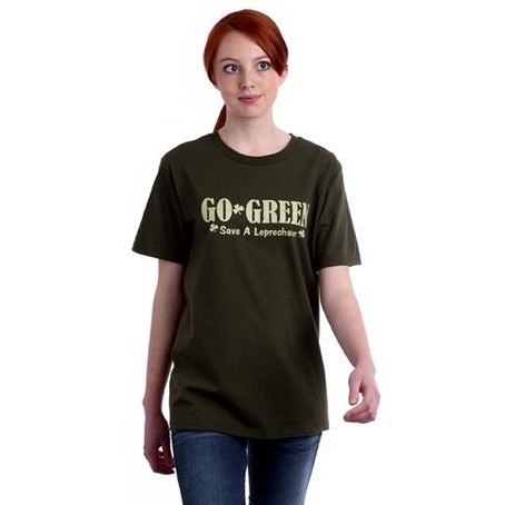 Go Green Save a Leprechaun Organic Tee