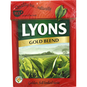 Lyons Gold Label Tea Bags 80s