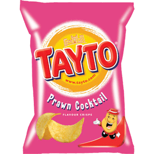 Food from Ireland Tayto Crisps Prawn Cocktail