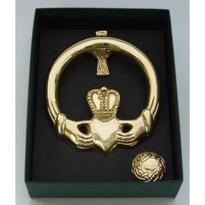 Claddagh Door Knocker with cross back