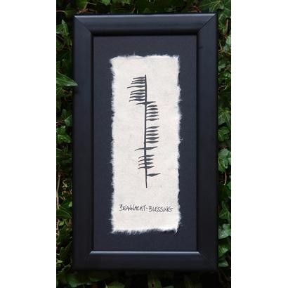 Ogham Wishes Ogham Beannacht Blessing