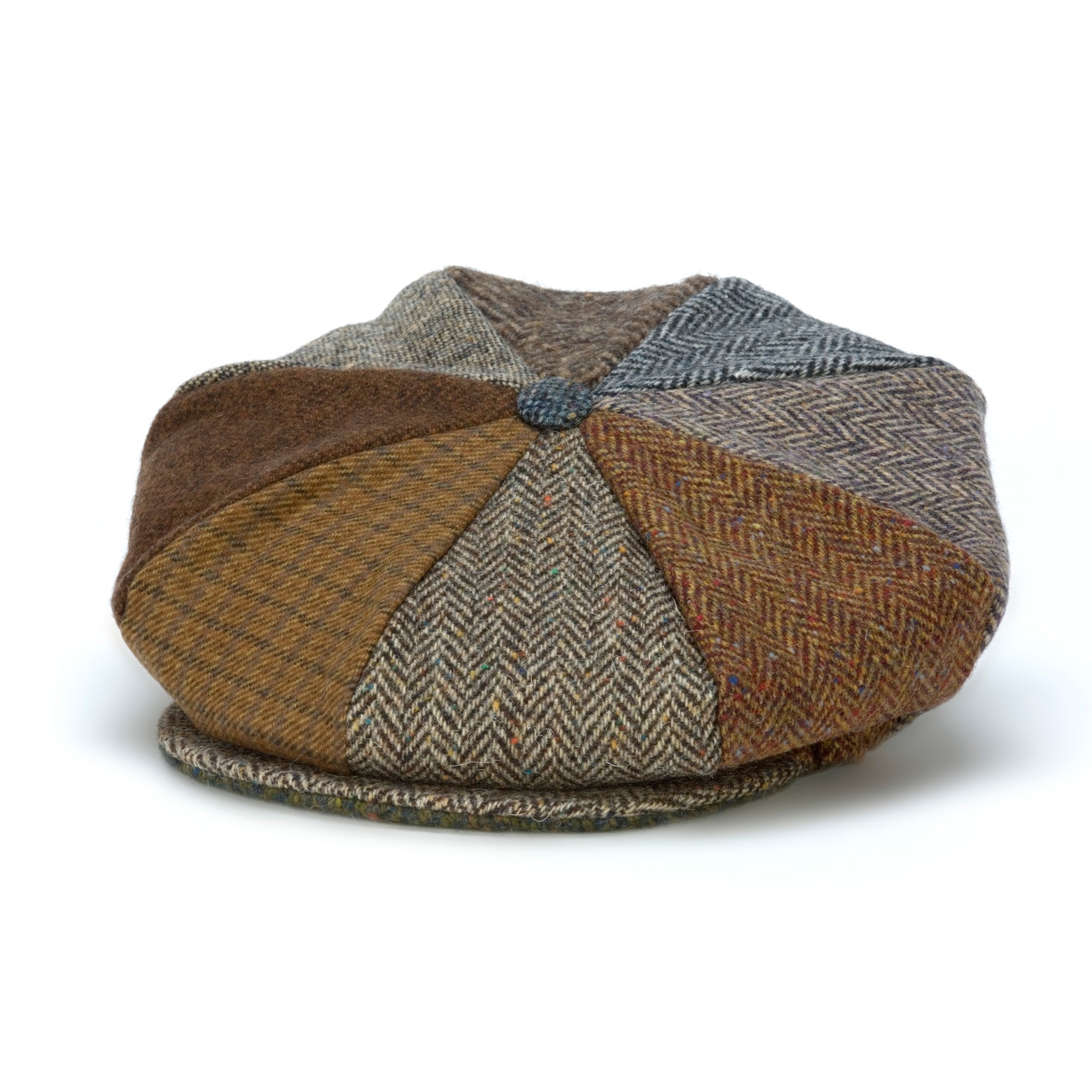 Hanna Hats Patch Tweed 8 Piece Cap