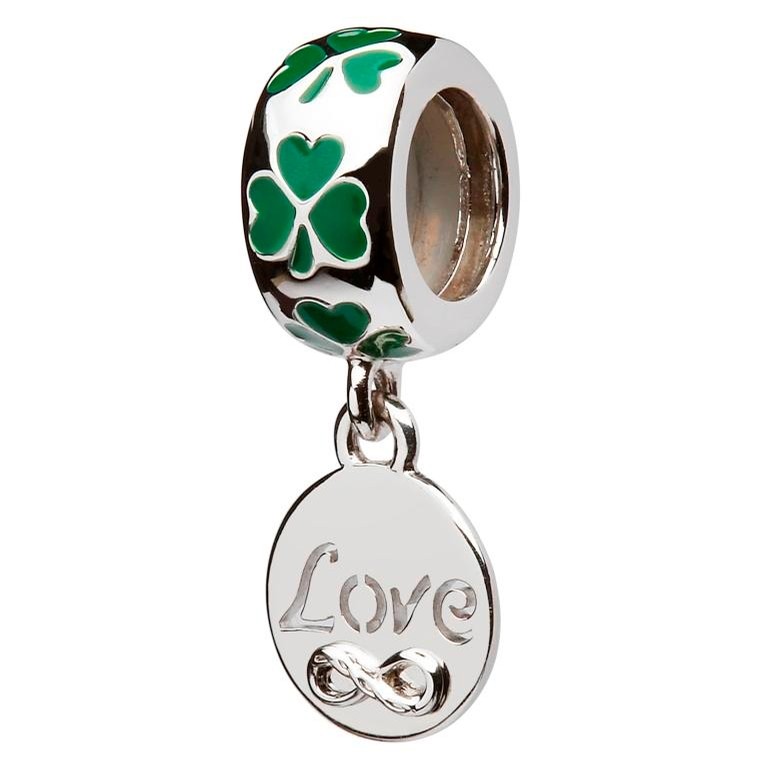 Shanore Shamrock Love Drop Bead