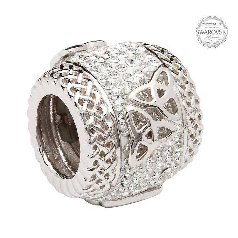 Multi Trinity Knot Bead with Swarovski Crystals