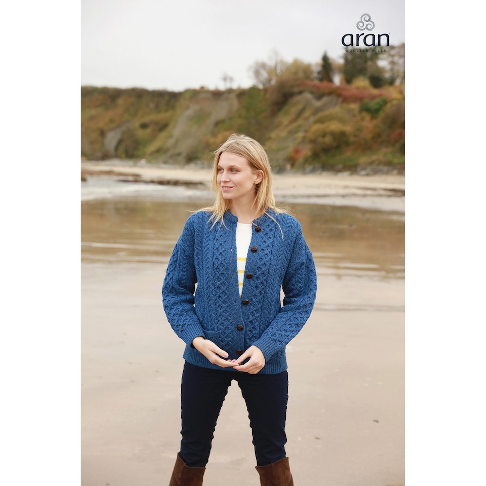 Blue Irish Cardigan