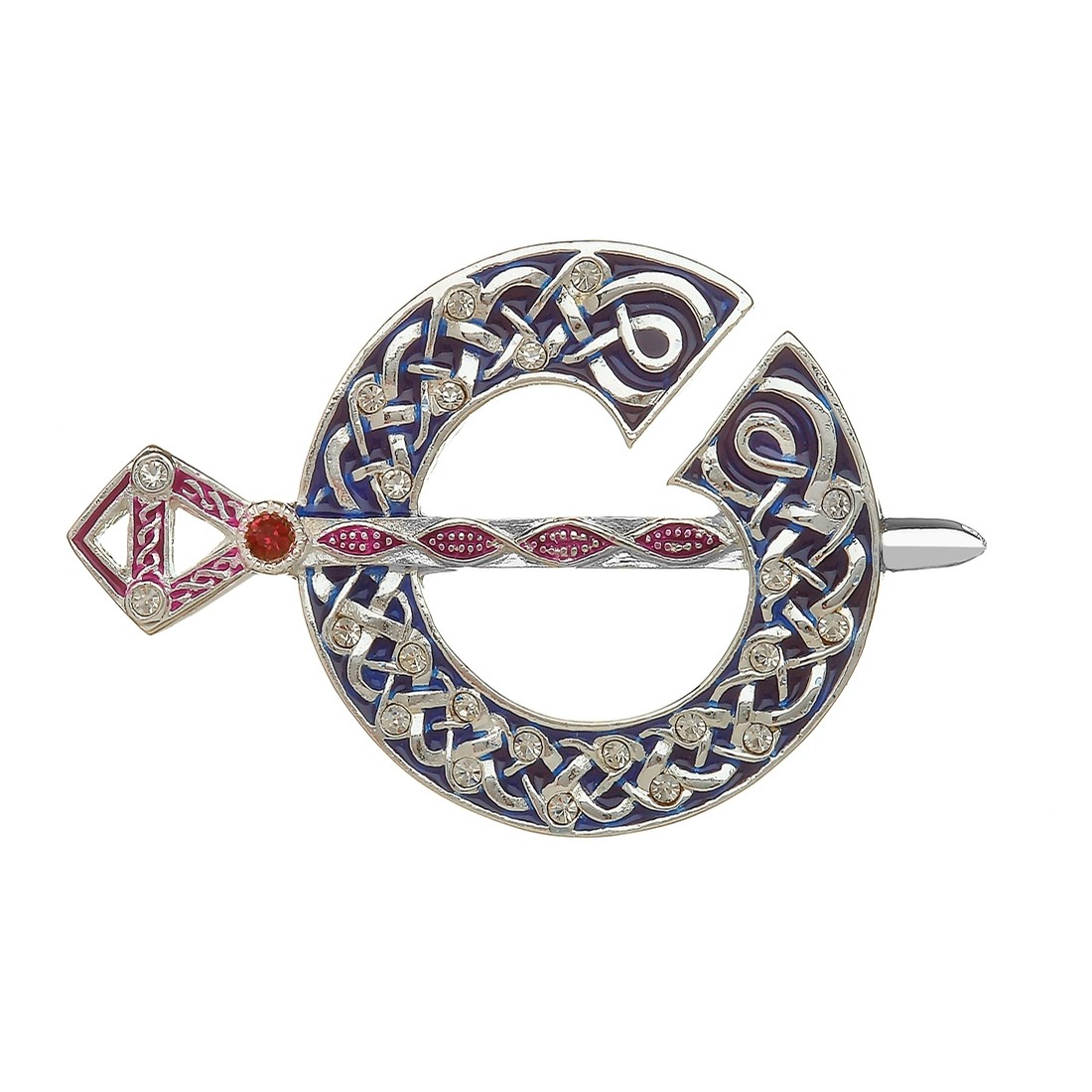 Amethyst Dublin Irish Brooch Pin (Tara Dance) Jewelry Brooches Pins at