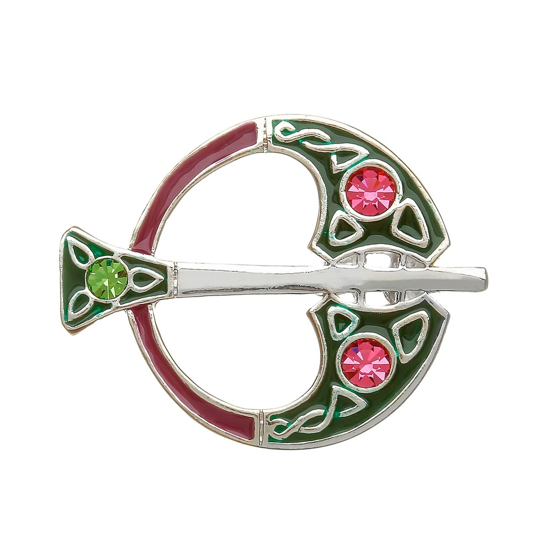 Amethyst Dublin Irish Brooch Pin (Tara Dancing) Brooches Pins at Irish