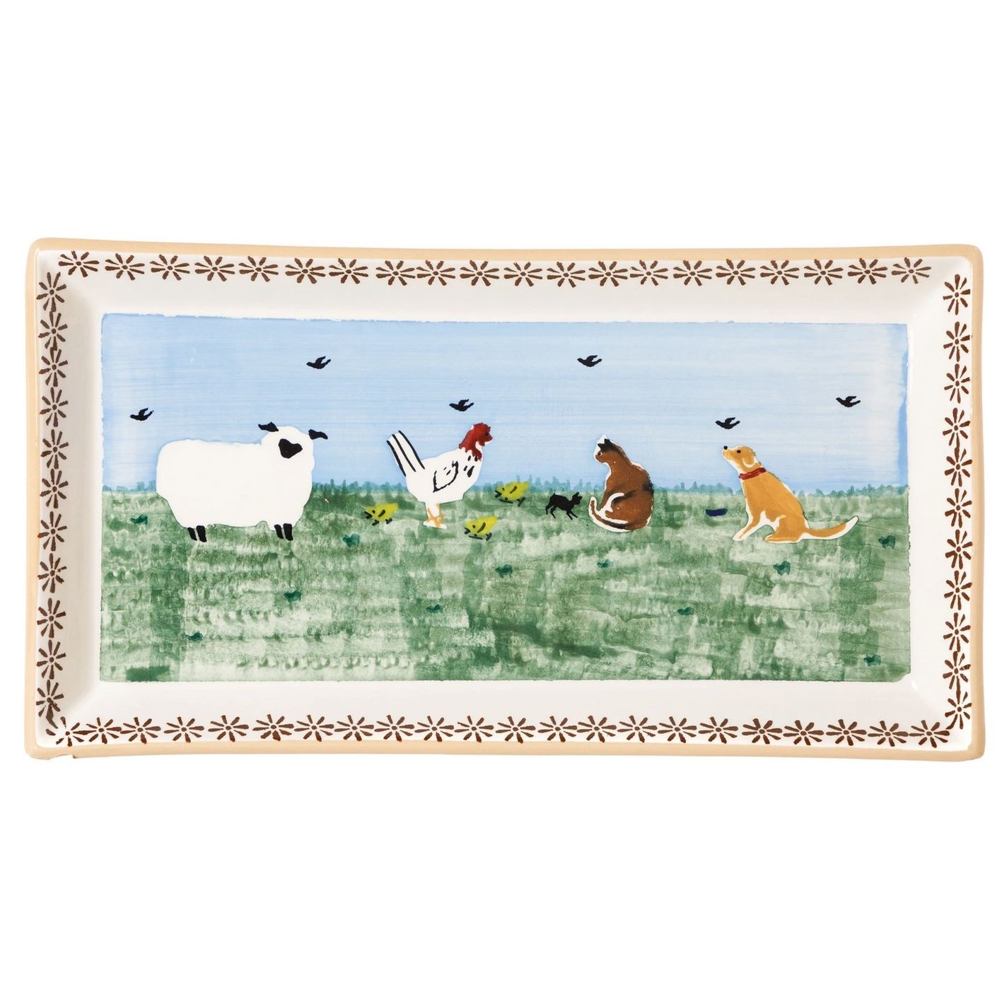 Nicholas Mosse Pottery Assorted Landscape Plate For Home Tableware