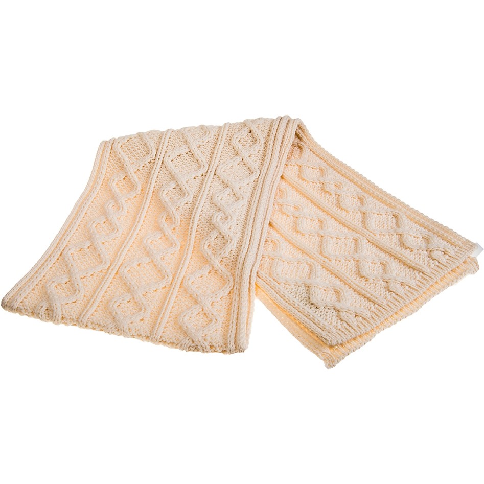 Diamond Aran Scarf