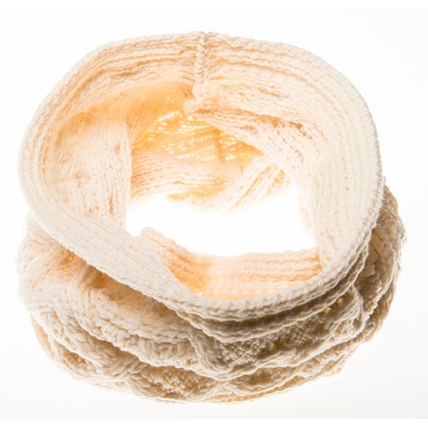 Diamond Aran Snood