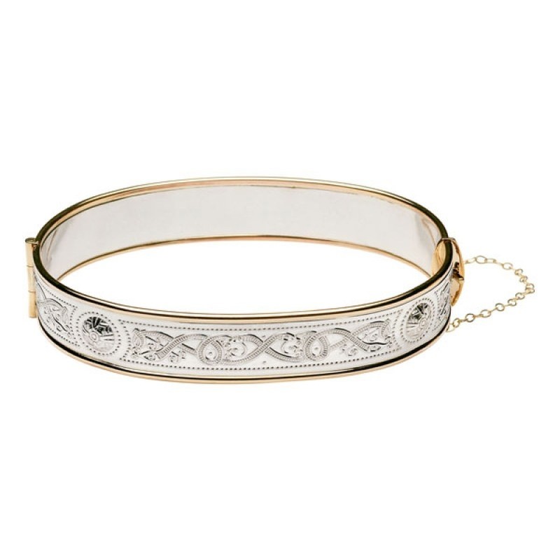 Wide Warrior Shield Bangle