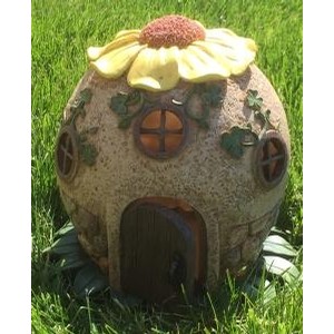 Fairy and Leprechaun Sunflower Home