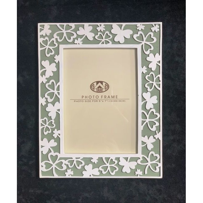 Shamrock Photo Frame 5x7 inch