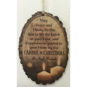Candle in the Window Blessing Ornament
