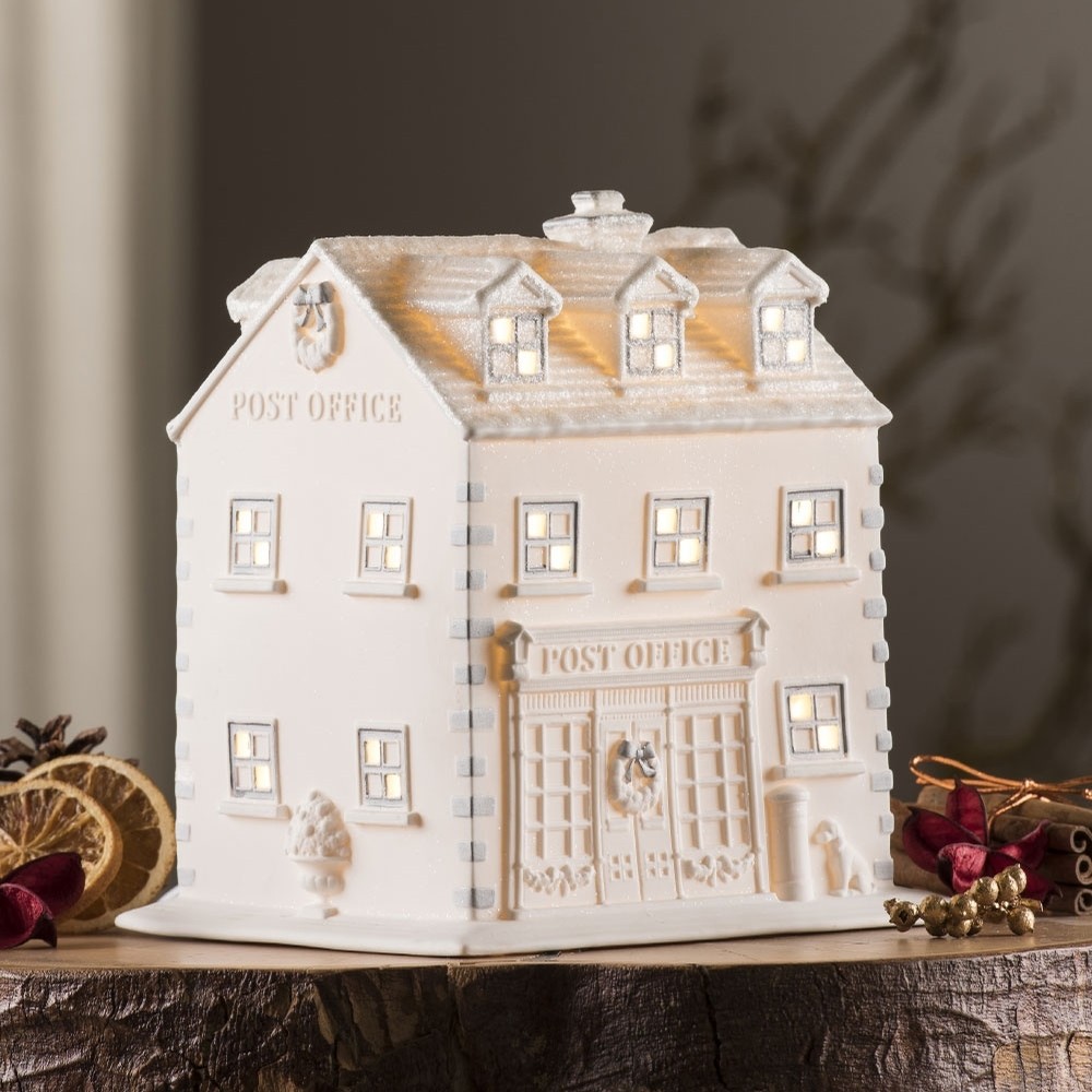 Belleek China Post Office Luminaire Votive Gifts Occasion Holidays at