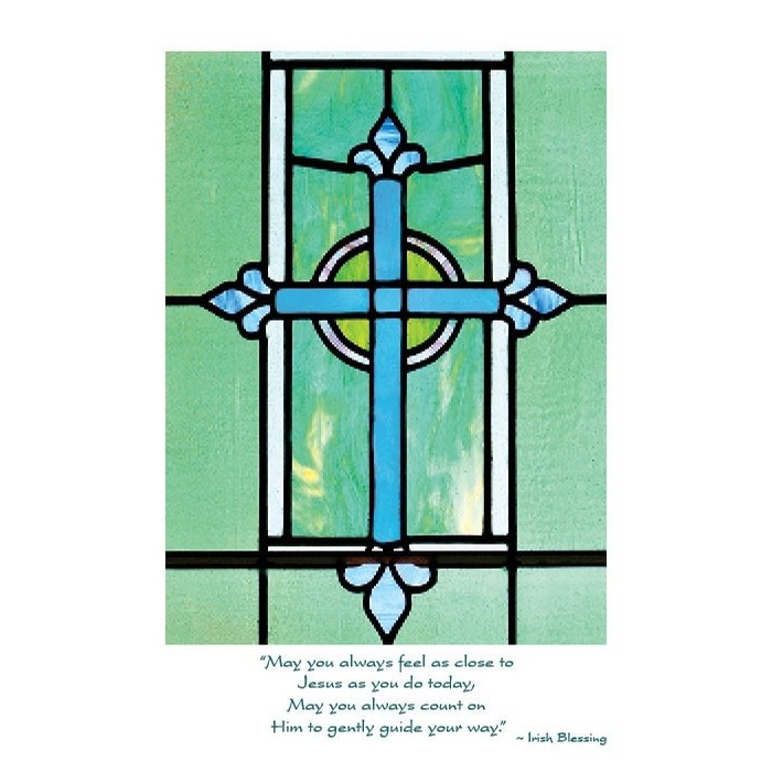 Celtic Cross Communion Card