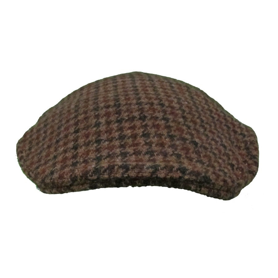 Brown Houndstooth Touring Cap