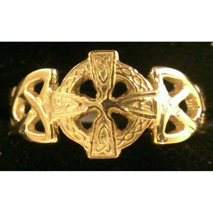 Celtic Cross Ring Gold