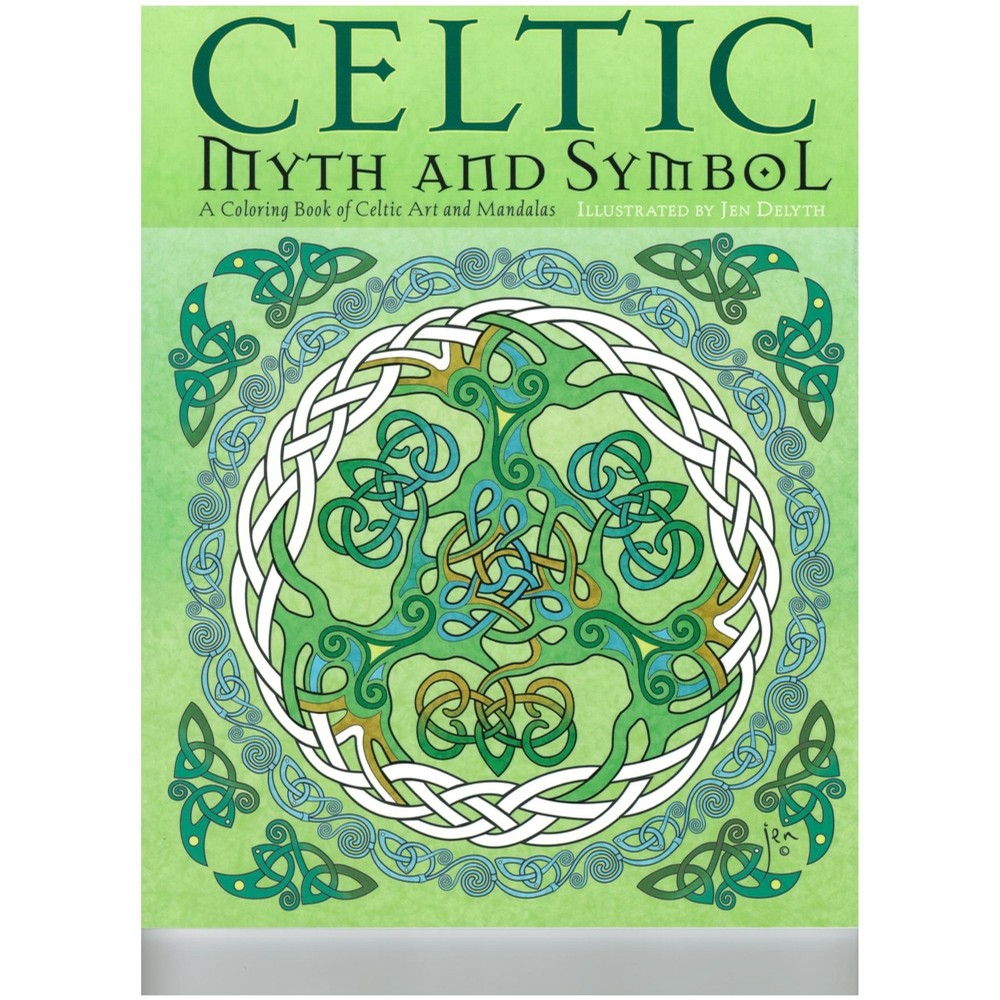 Jen Delyth,Celtic Myth and Symbol: A Coloring Book of Celtic Art