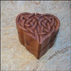 Heart-shaped Treasure Puzzle Box