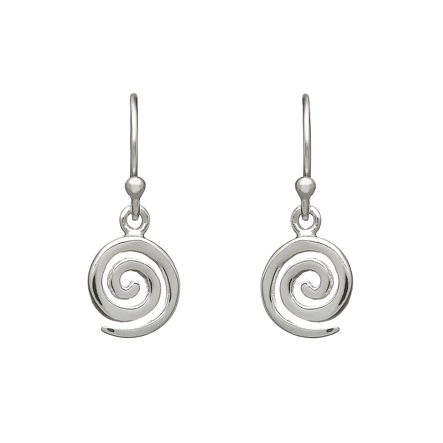 Amethyst Dublin Celtic Spiral (Drop Earrings) Jewelry Earrings at Irish