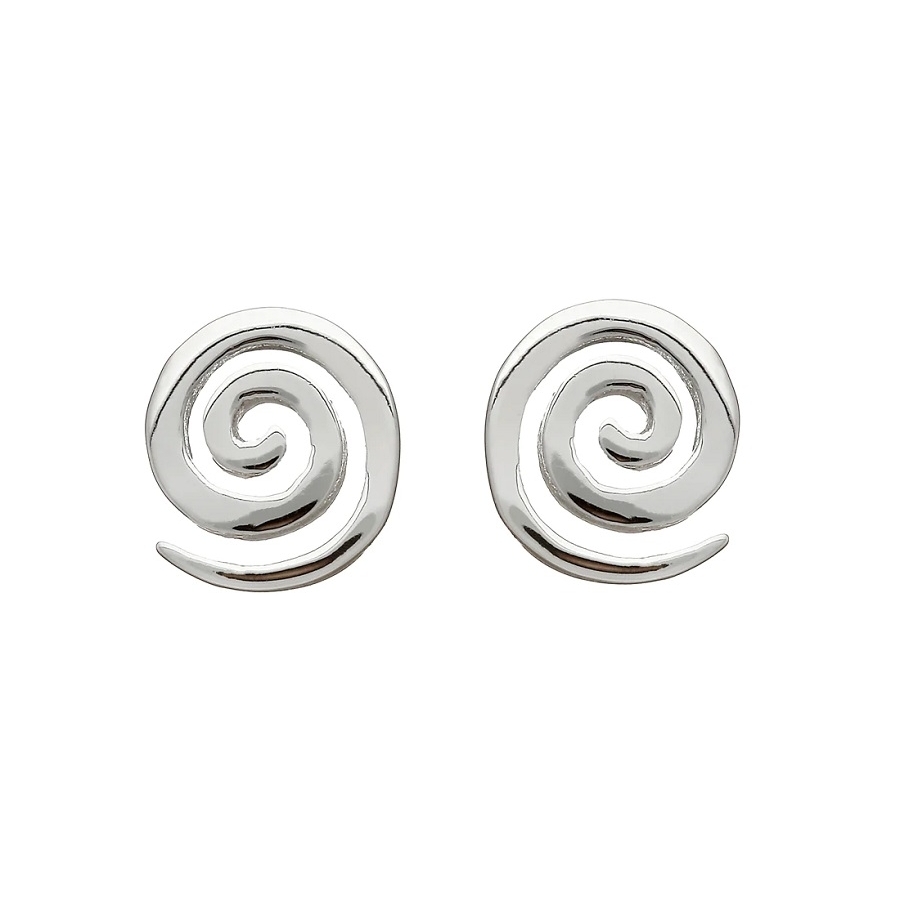 Amethyst Dublin Celtic Spiral (Stud Earrings) Jewelry Earrings at Irish