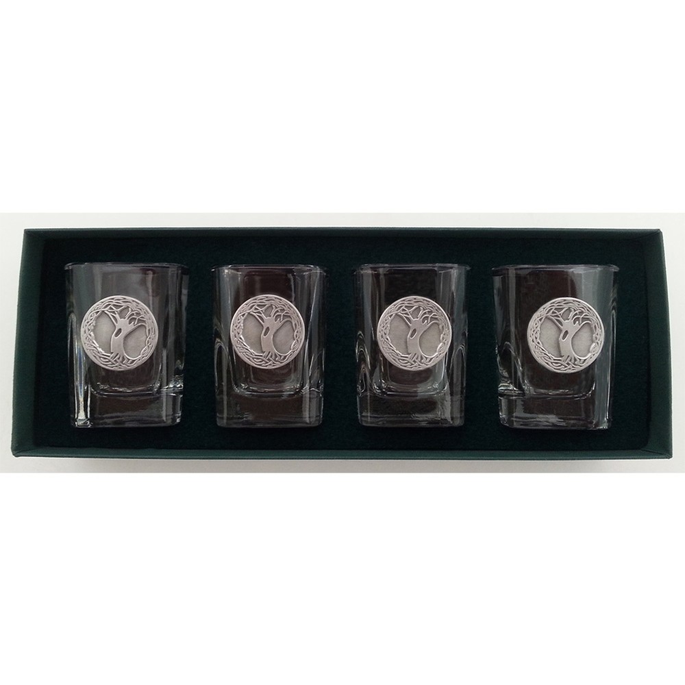 Tree of Life Shot Glasses - set of 4