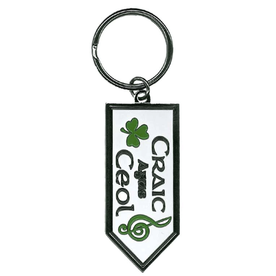Craic agus Ceol Keychain