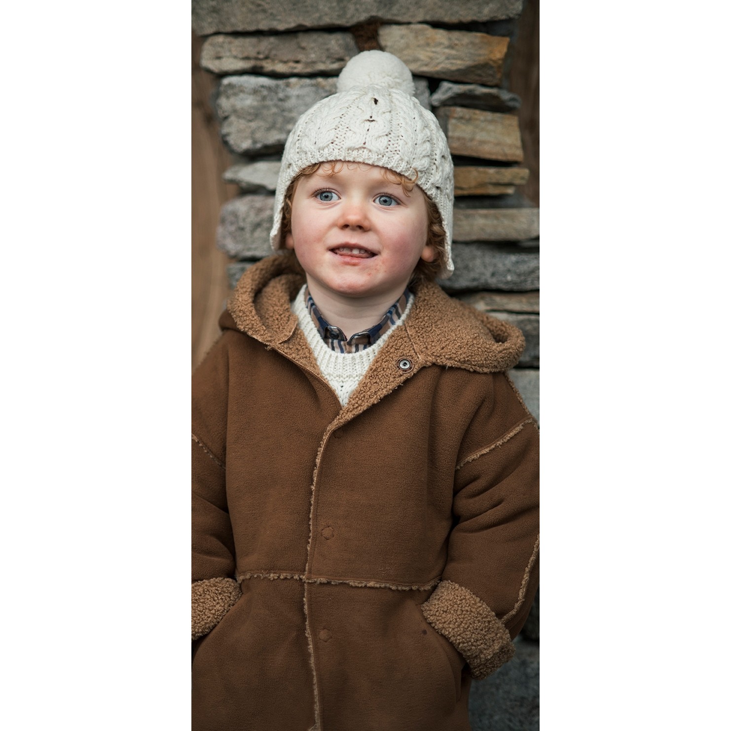 Childs Aran Hat
