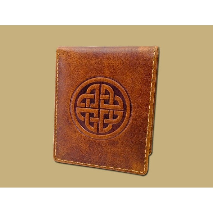 Lee River Leather Conan Celtic Wallet For Him at Irish on Grand