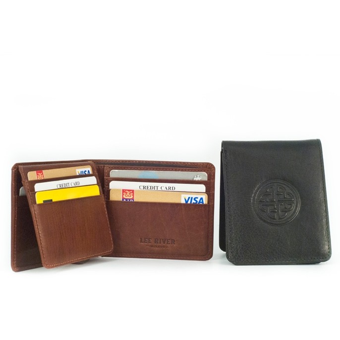 Lee River Leather Conan Celtic Wallet For Him at Irish on Grand