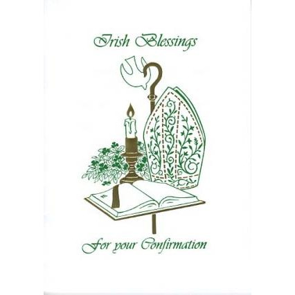 Irish Confirmation Card