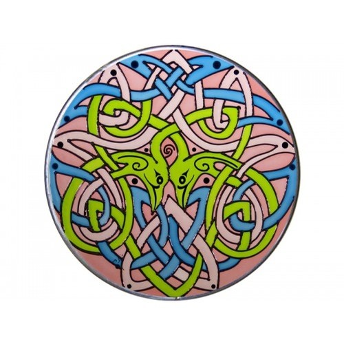 Celtic Stained Glass (Cranes)