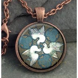 Doves Peace Pendant