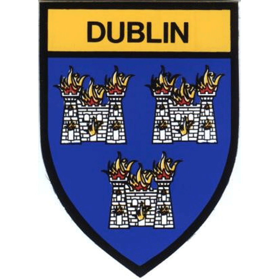 Dublin Crest Embroidered Patch