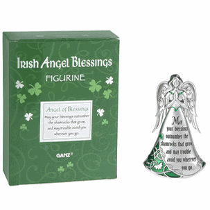 Irish Angel Blessings Figurine