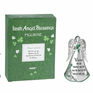 Irish Angel Blessings Figurine- Luck