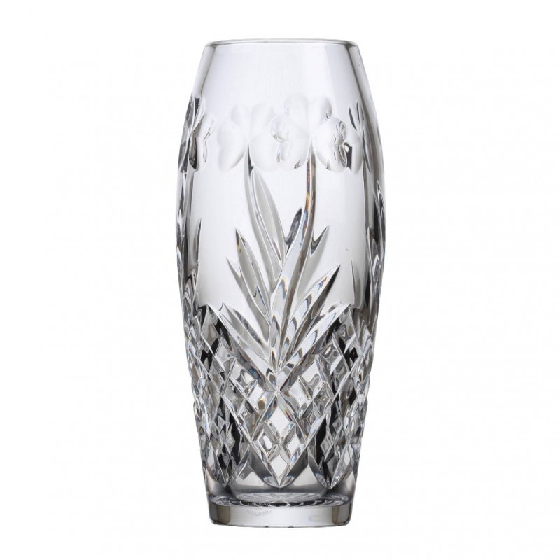 Shamrock Curve Irish Crystal Vase