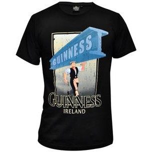 Guinness Black Distressed Strength Tee